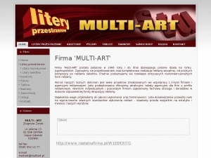 Litery 3D elementem szyldów reklamowych w Gdańsku